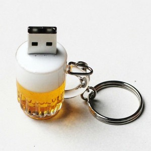 Logo on beer cup flash drive $MCP301